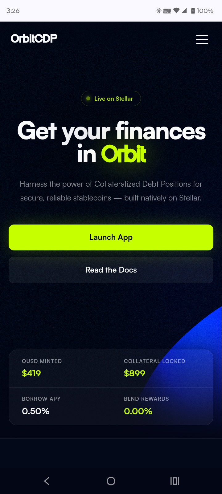 Orbit CDP mobile 1
